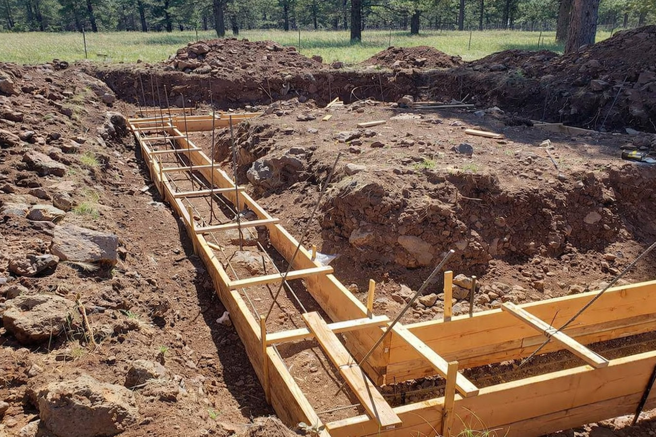 Concrete footings